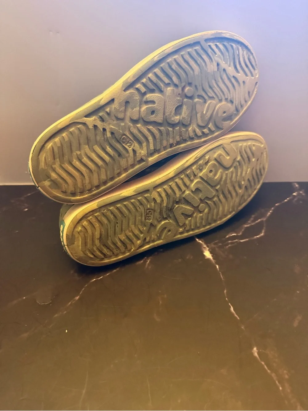 Native Kids Slip-On Water-Ready Shoes in Light Green